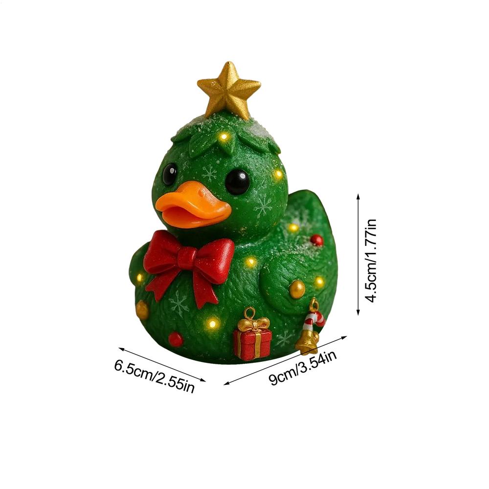 Gingerbread Duck Christmas Decorations Christmas Tree Duck Ornament Cane Sugar Duck Christmas Cheer Duck Creative Ornament