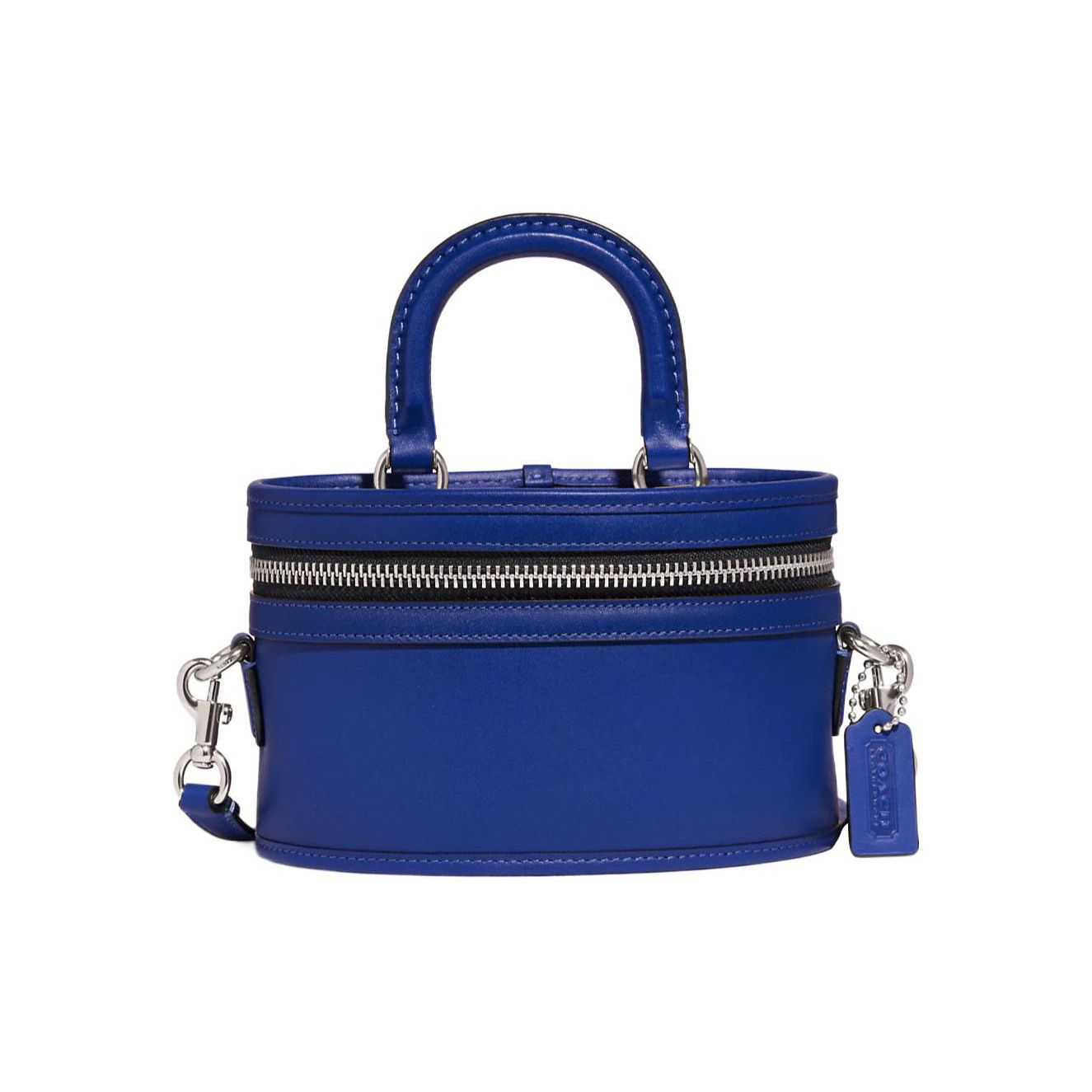 

Coach Trail 20 Quilted Zipper Closure Detachable Shoulder Strap Glove Tanned Leather Handheld Shoulder Crossbody Bag Small Women Bags Blue CG220-LHPDU Basic Set (Bag+Dust Bag)