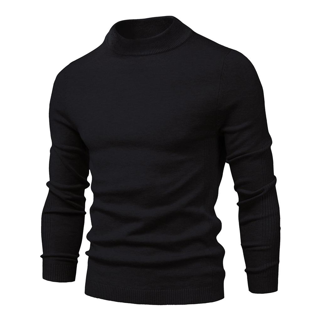  And Winter Thickened Warm Sweater Medium Collar Men's Multi-color Sweater