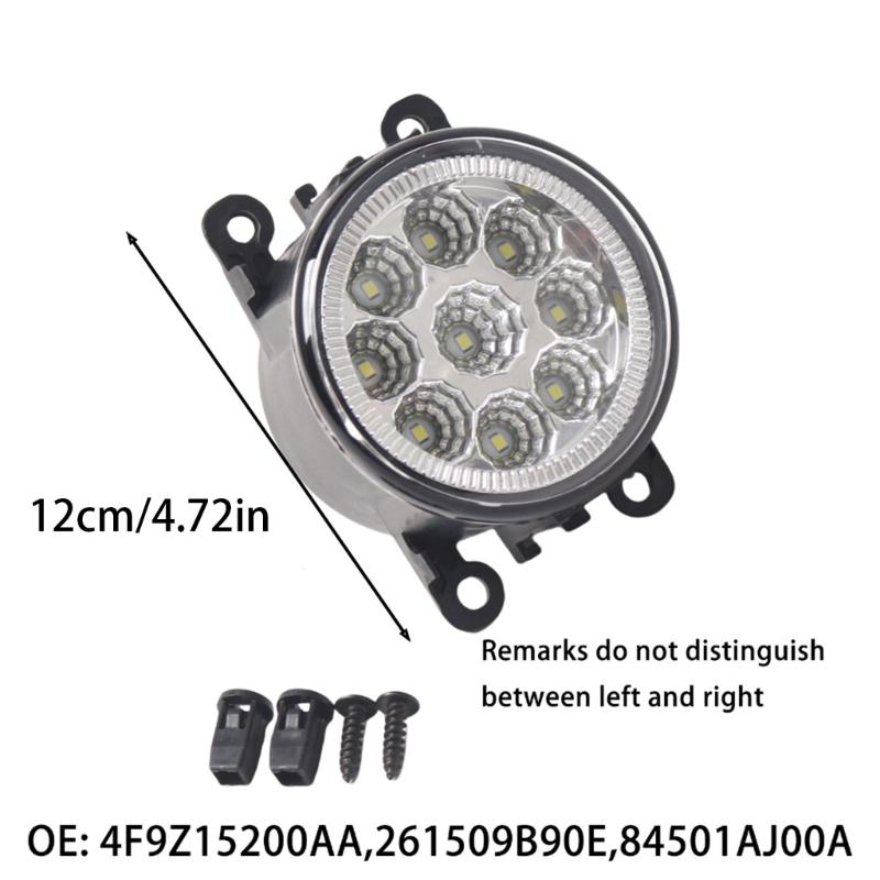 Automotive Front Clear Lens LED Fog Lamp Light Bulb Suitable For 4F9Z15200AA 261509B90E 84501AJ00A Diverse Vehicle Types