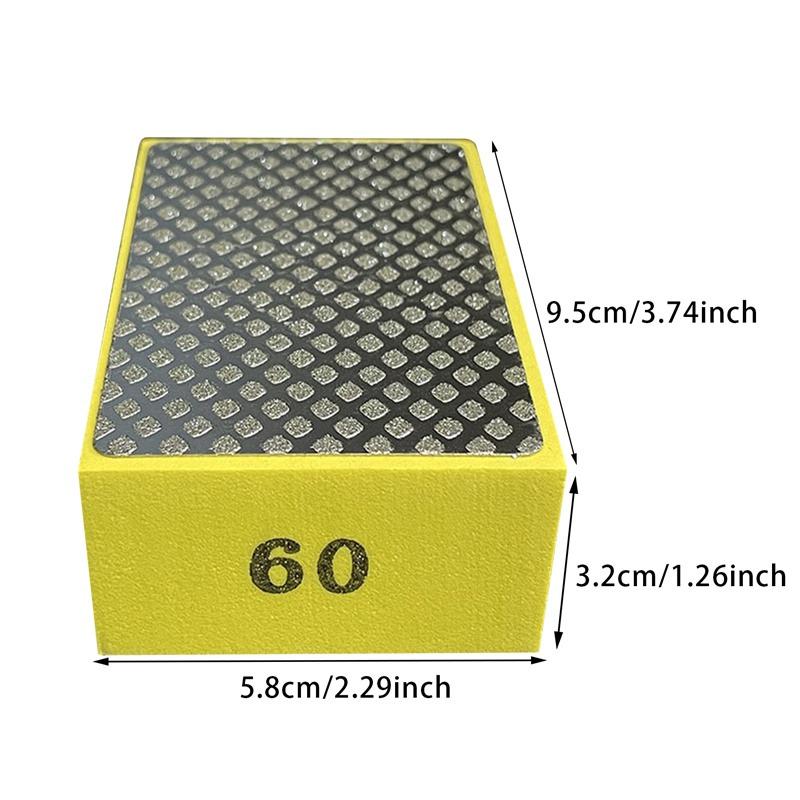 Diamond Hand Polishing Pads Tile Glass Abrasive Grinding Block Pad Stone Marble Ceramic Abrasive Sanding Disc Polisher Tool New
