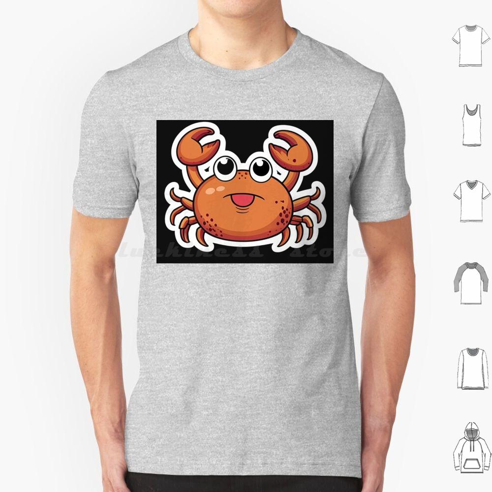 Crab Orange Cute Maryland T Shirt Cotton Men Women DIY Print Crab Maryland Chesapeake Bay Wildlife Nature Animal Crab Crabs