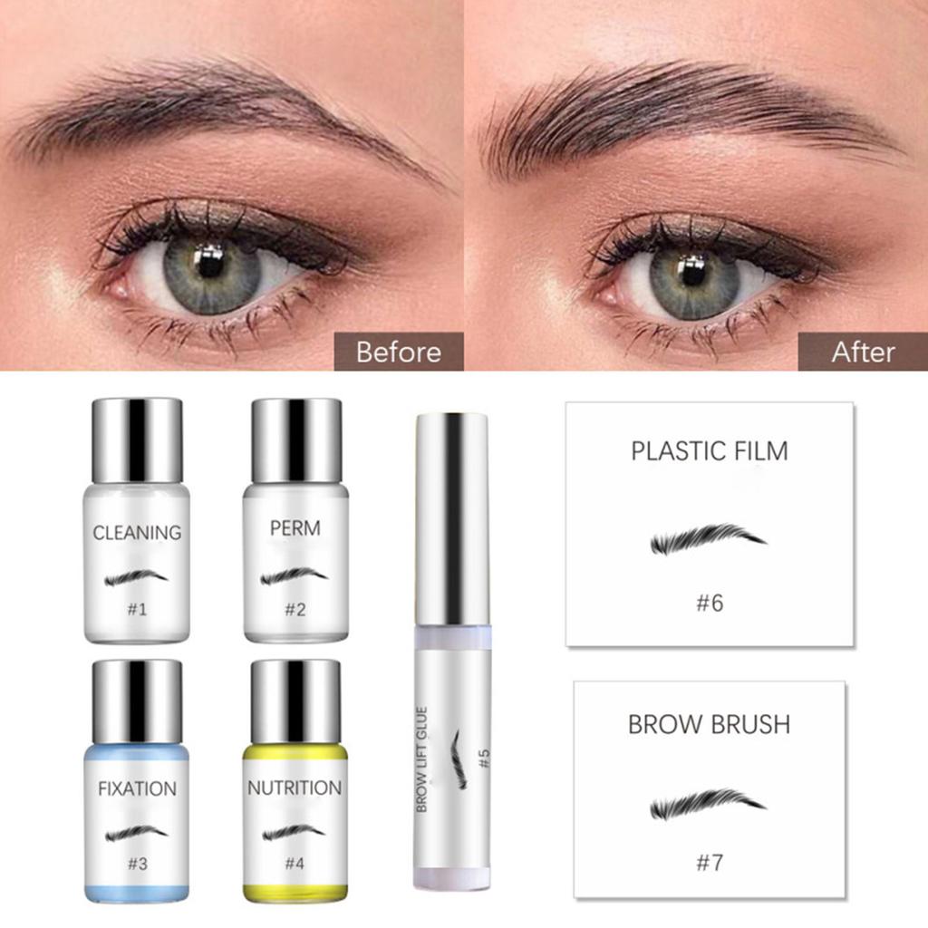 Brow Lift Kit Eyebrow Lamination Kit Brow Perm Kit   Eyebrows Lifting Styling Kit for Beautiful Eyebrows  -lasting for Salon & Home Use