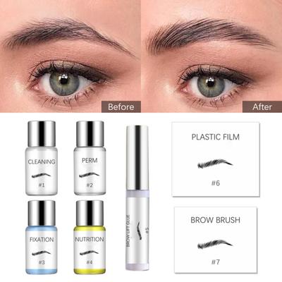 Brauenlifting-Kit Augenbrauenlaminierungs-Kit Brauen-Dauerwellen-Kit Augenbrauen-Lifting-Styling-Kit für schöne Augenbrauen -Langanhaltend für Salon- & Heimanwendung