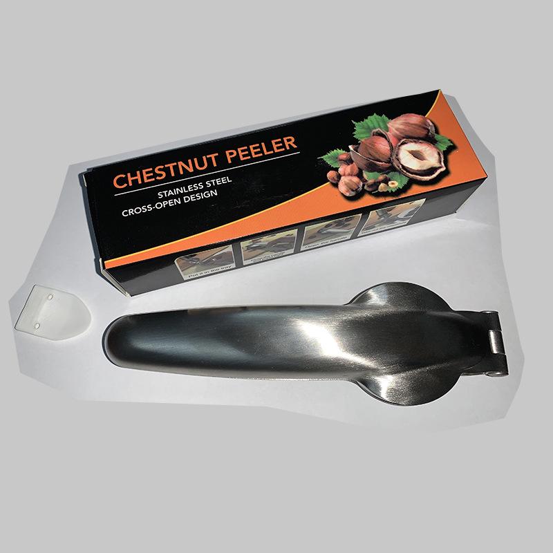 304 Stainless Steel Chestnut Nutcracker with Cross Blade for Roasted Chestnuts