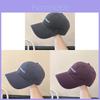 Cotton Embroidered Letter Baseball Cap With Wide Brim For Casual Streetwear