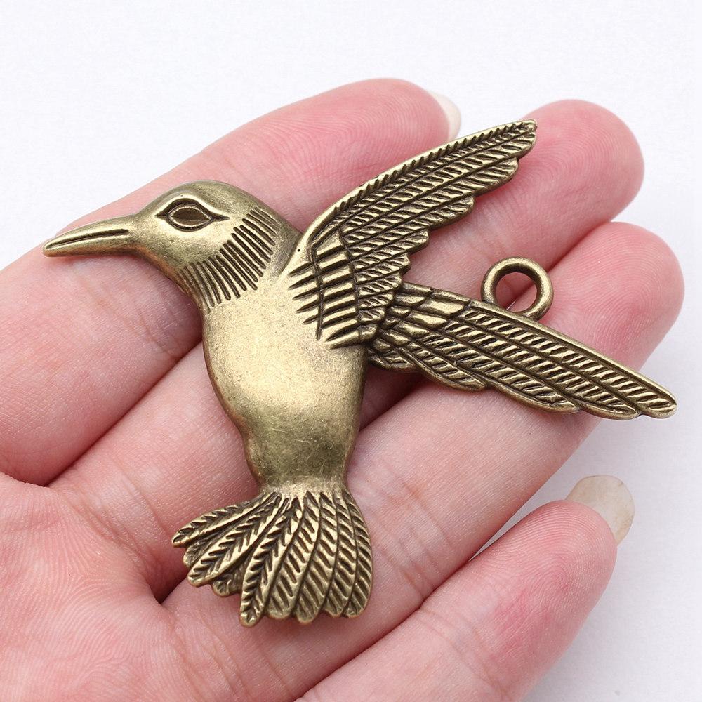 Adler Pfauen Phönixe Flamingos Exotische Vögel Anhänger Antik Bronze Zinklegierung Schmuckherstellung Zubehör Partner Stil