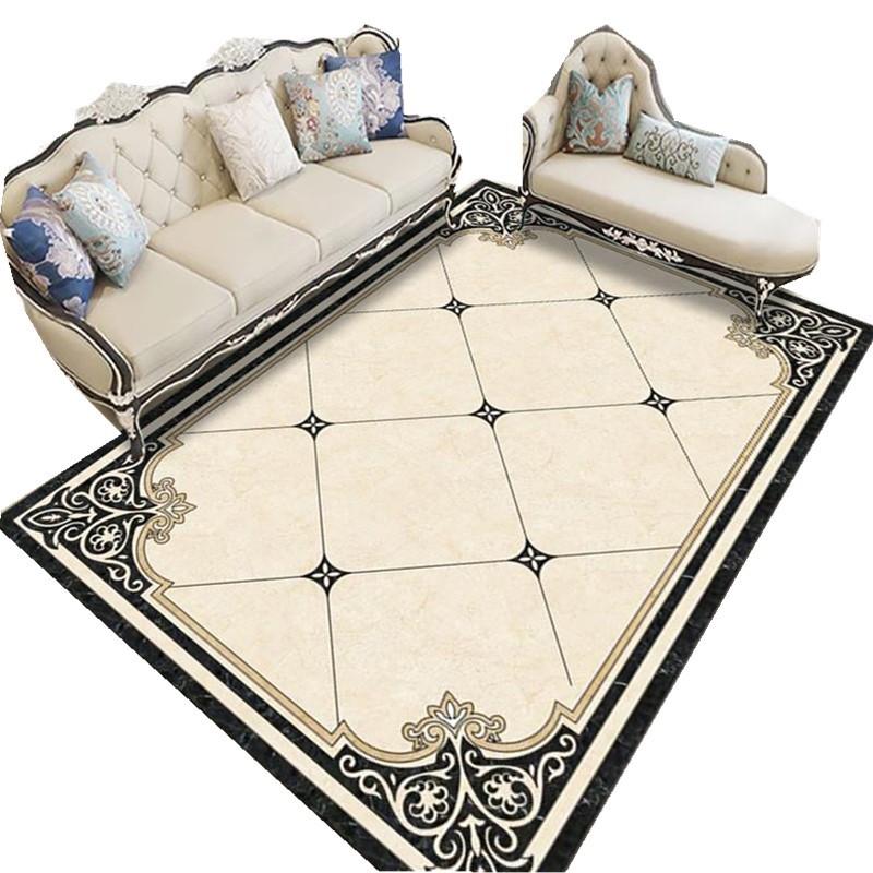 European Style Carpet American Style Living Room Coffee Table Carpet Mat Bedroom Bedside Carpet