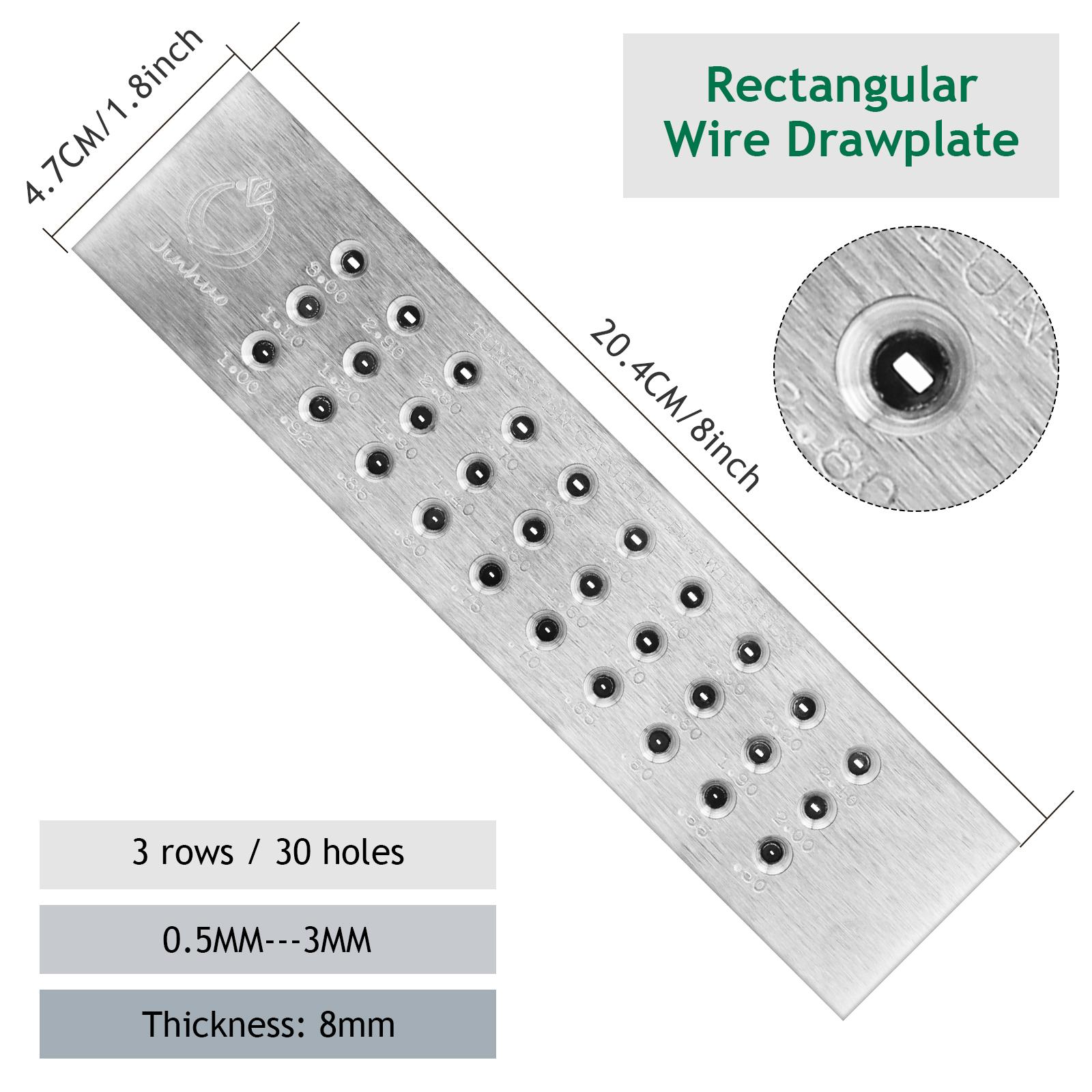 

Проволока из карбида вольфрама, квадратная/полукруглая форма, 0,26-9,0 мм, 20/50 отверстий, пластина из нержавеющей стали для изготовления ювелирных изделий