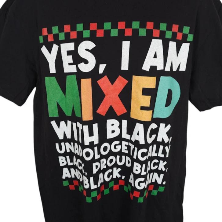 Proud Black T Shirt Mens Size Large Black History African American S