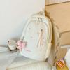 School Bag New Japanese Style INS High-value Fresh and Sweet Candy-colored Bow Backpack, Lightweight Backpack for Middle and High School Students