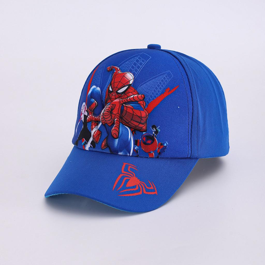 Spider Man Pattern Cartoon Kids Baseball Cap With Sunshade For Spring Outdoor Play