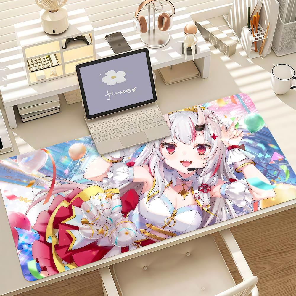 Virtual Idols NNakiri Ayame Mouse Pad Anti Slip Rubber Edge Locked Thickened Laptop Gaming Desk Mat