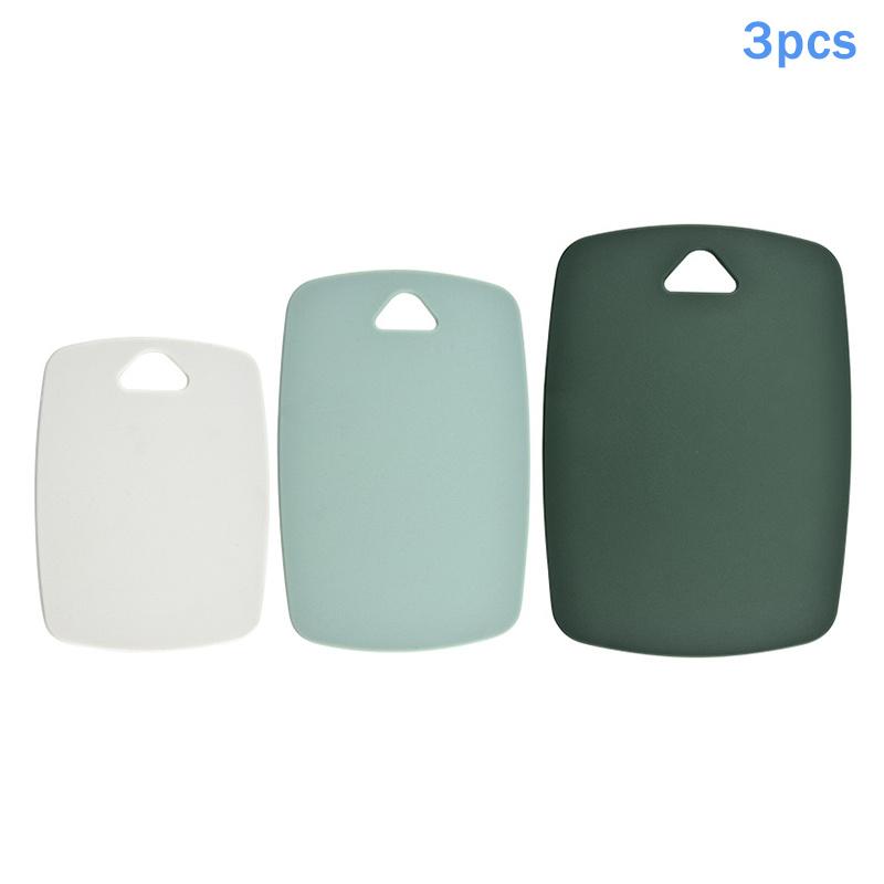 1/3Pcs PP Cutting Board Set, Non-Slip Chopping Board for Vegetables Fruits Baby Food (Multifunctional)