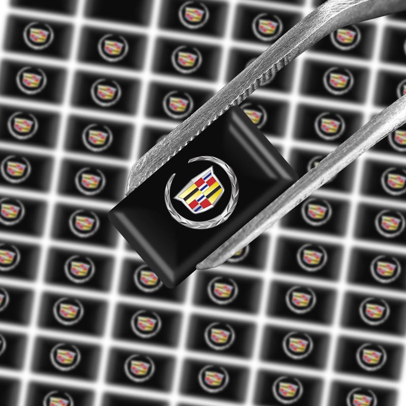 Metal Car Badge Steering Wheel Dashboard Decor Hub Caps Center Sticker For Cadillac XT5 XTS CTS BLS SLS DTS SRX Escalade Tiburon Deville
