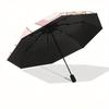 Cinnamoroll Durable Cartoon Folding Umbrella, Portable 3-Fold Compact Umbrella for Men and Women, Suitable for Travel or Daily Use.Y022