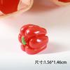 10 STÜCKE Miniatur Gemüse Serie Simulation Essen Spielen DIY Creme Kleber Handyhülle Schlüsselanhänger Haarschmuck Harzzubehör