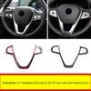 Car Steering Wheel Covers Stickers For BMW 3 5 7 Series G20 G30 X3 X5 X7 G01 G05 G07 GT6 G32 G11 -2025 Accessories