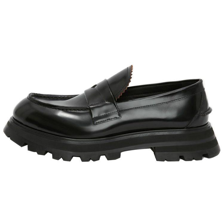 Alexander Mcqueen Penny Loafer Black Women's 664618WHZ801000