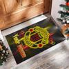 Manchester United Printed Crystal Velvet Rug Non‑Slip Crystal Velvet Carpet For Sofa Bedroom Indoor Home Decoration