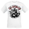 The Exploited Punks Crowd Print Katoenen T-shirt Hardcore Punk Streetwear Unisex Ronde Hals Korte Mouw T-shirt