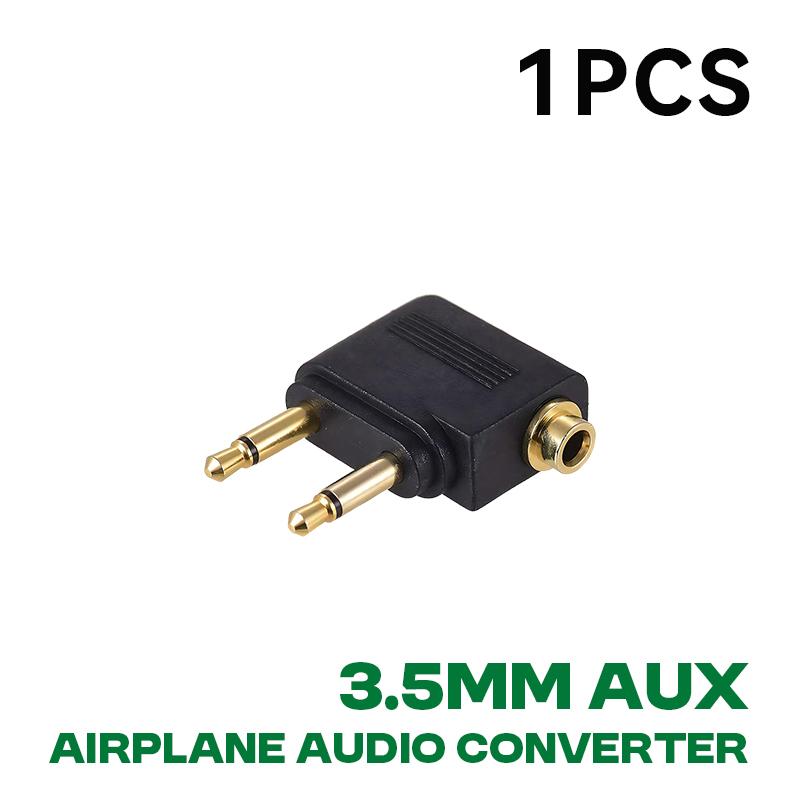 

1-10 шт. Авиационный аудиоадаптер 3,5 мм AUX разъем Авиационный наушник Наушник Аудиоконвертер Для авиаперелетов Гарнитура Оптом Black 1PCS