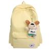 Nylon College Style Backpack For Women And Men With Breathable Air Cushion Straps For Travel And School