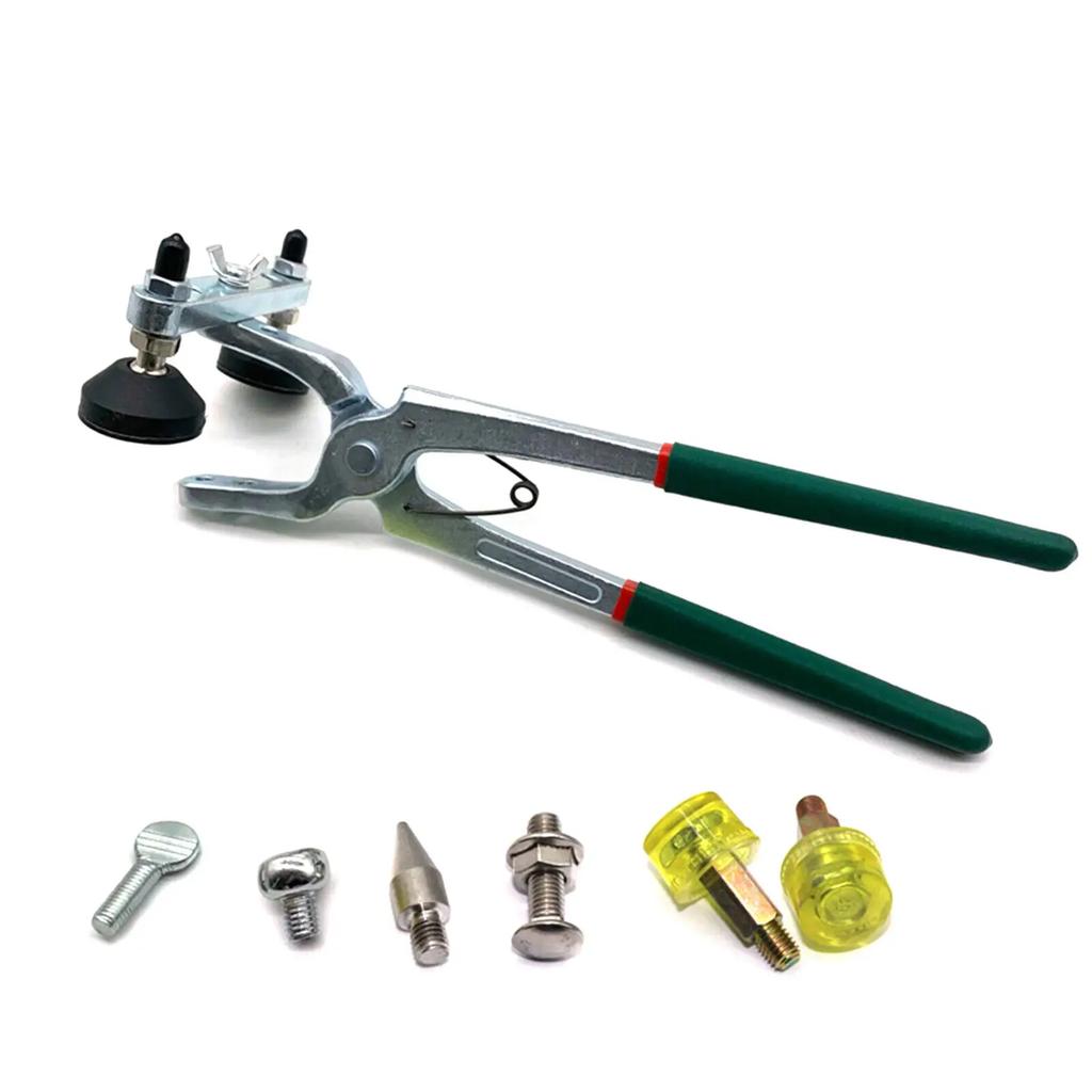 Auto Body Repair Kit with Paintless Dent Pliers and Fender Edge Tool for Car Door Hood Repair