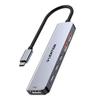 LENTION USB C Hub 4K 60Hz 10Gbps HDMI 100W PD Power Supply USB Converter Adapter Slim Power Supply Mac Compatible with MacBook Pro iPad Pro Surface
