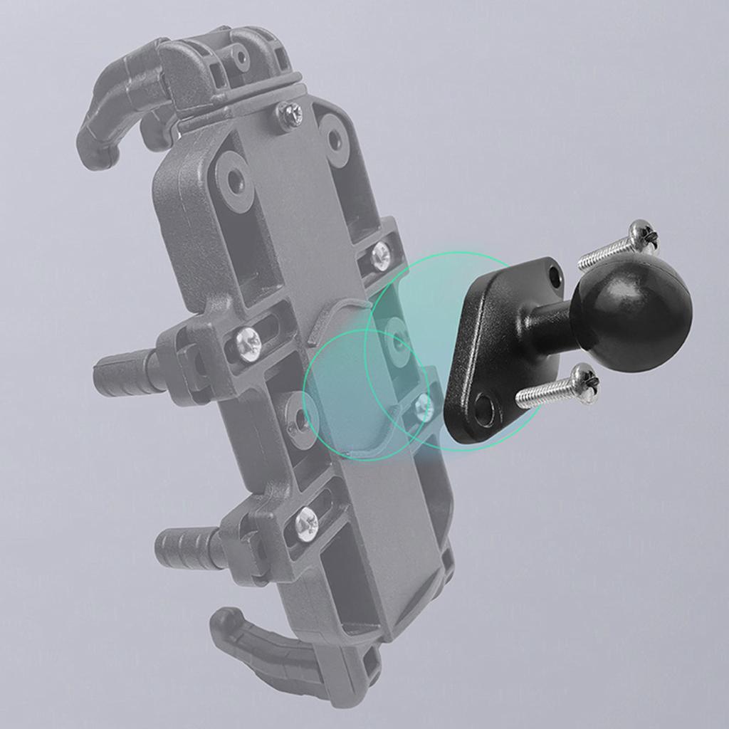 Durability 1inch Ball Diamond Socket Arm RAM Mount High-strength Composite Aluminum Base for Motorcycle Tablets