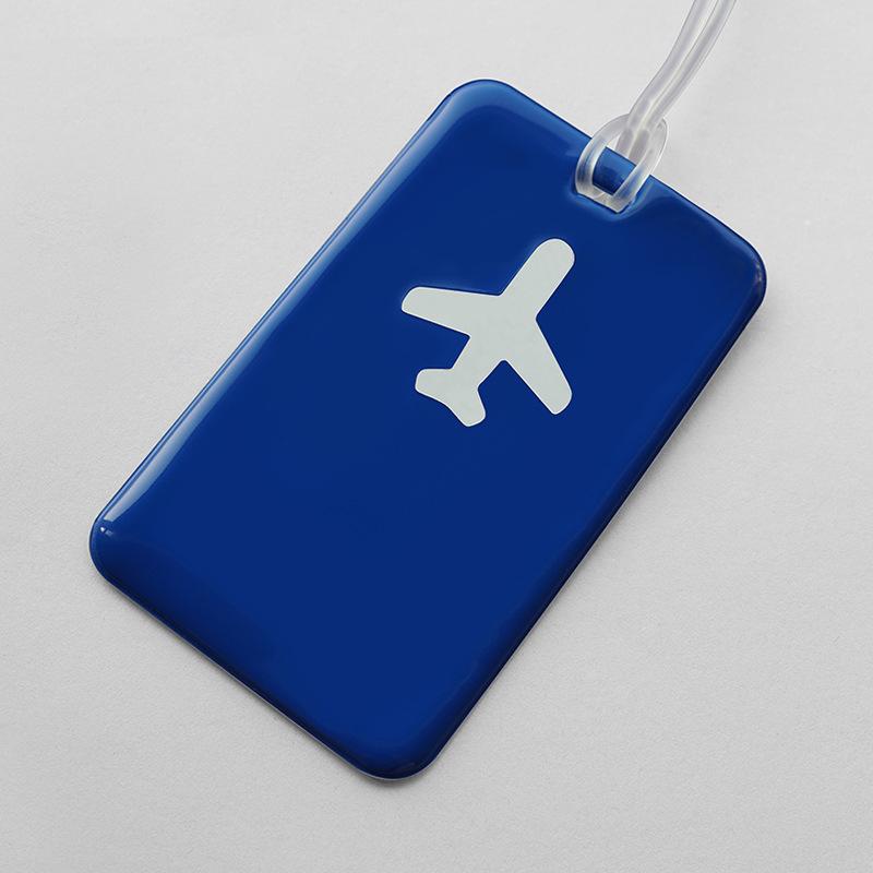 Macaron Color Series PVC Airport Luggage Tags  Business Trip Boarding Passes  Suitcase Tags  Luggage Tag for Lost Prevention