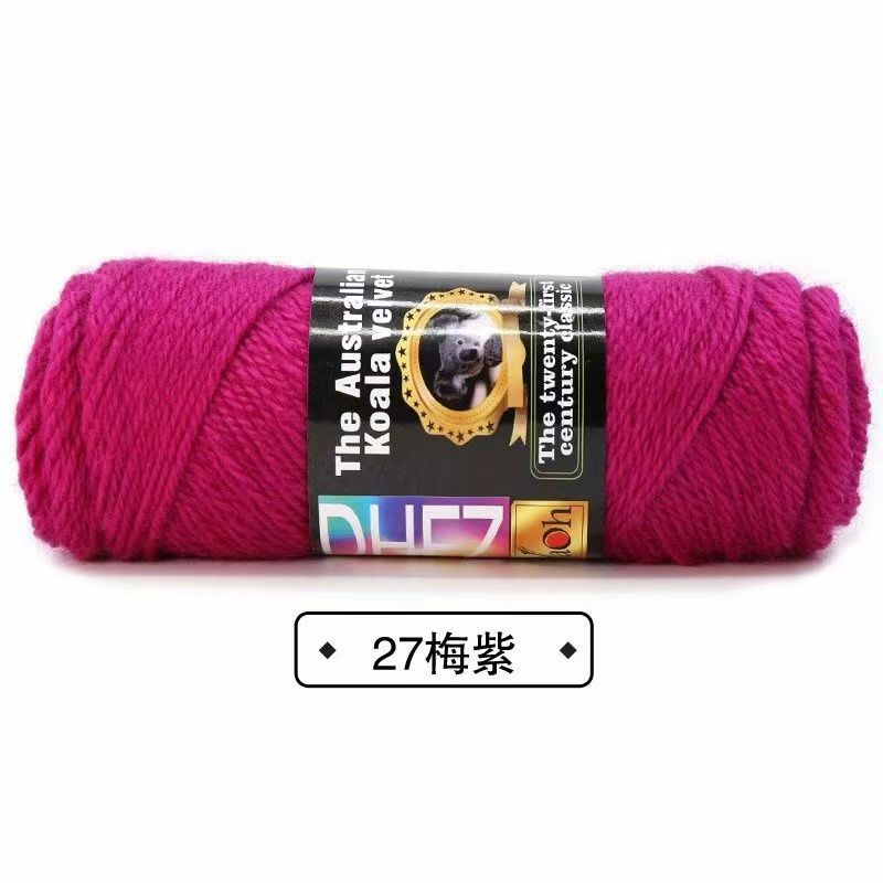 100G Wool Blended Koala Fleece Hand-knitted Medium Thick Yarn Rod Needle Thread Jacket Scarf DIY Knitting&Crocheting