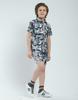 Monte Carlo Boys Regular Fit Printed Half Sleeve Bermuda Set