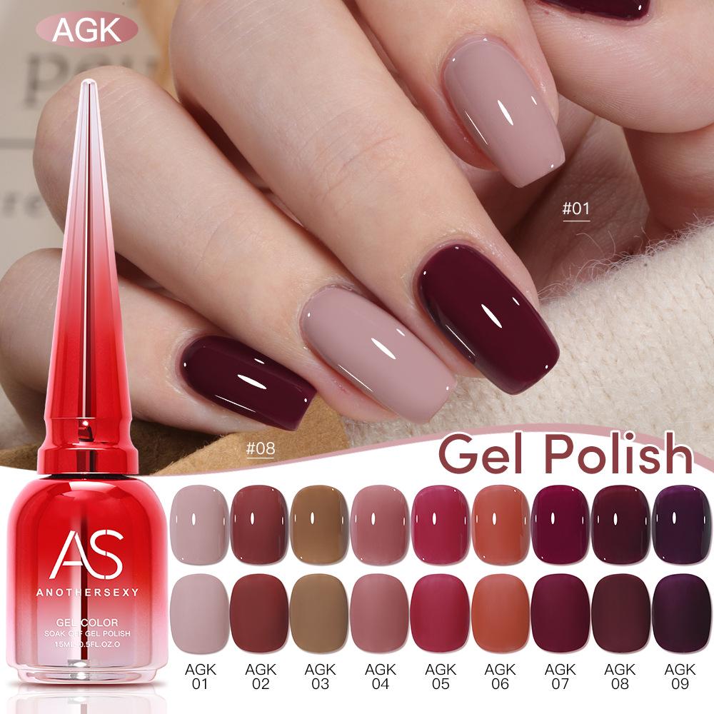 Red Dried Rose Gel Nail Polish Set 2025 - Salon Exclusive