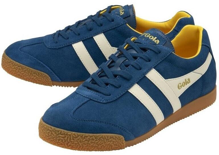 Кроссовки Gola Harrier Suede (CMA192) navy/white/marine/yellow/yellow
