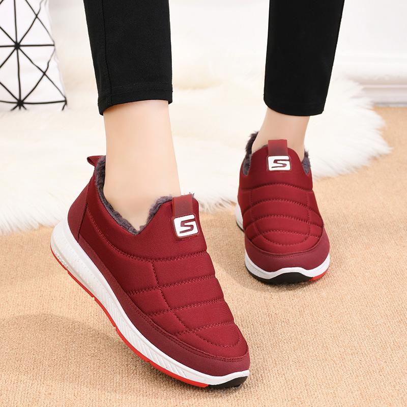 Fashion Women Plush Winter Snow Boots 2024 Woman Ankle Boots Botas De Mujer Couples Casual Men Warm Cotton Female Sneakers Walking Shoes