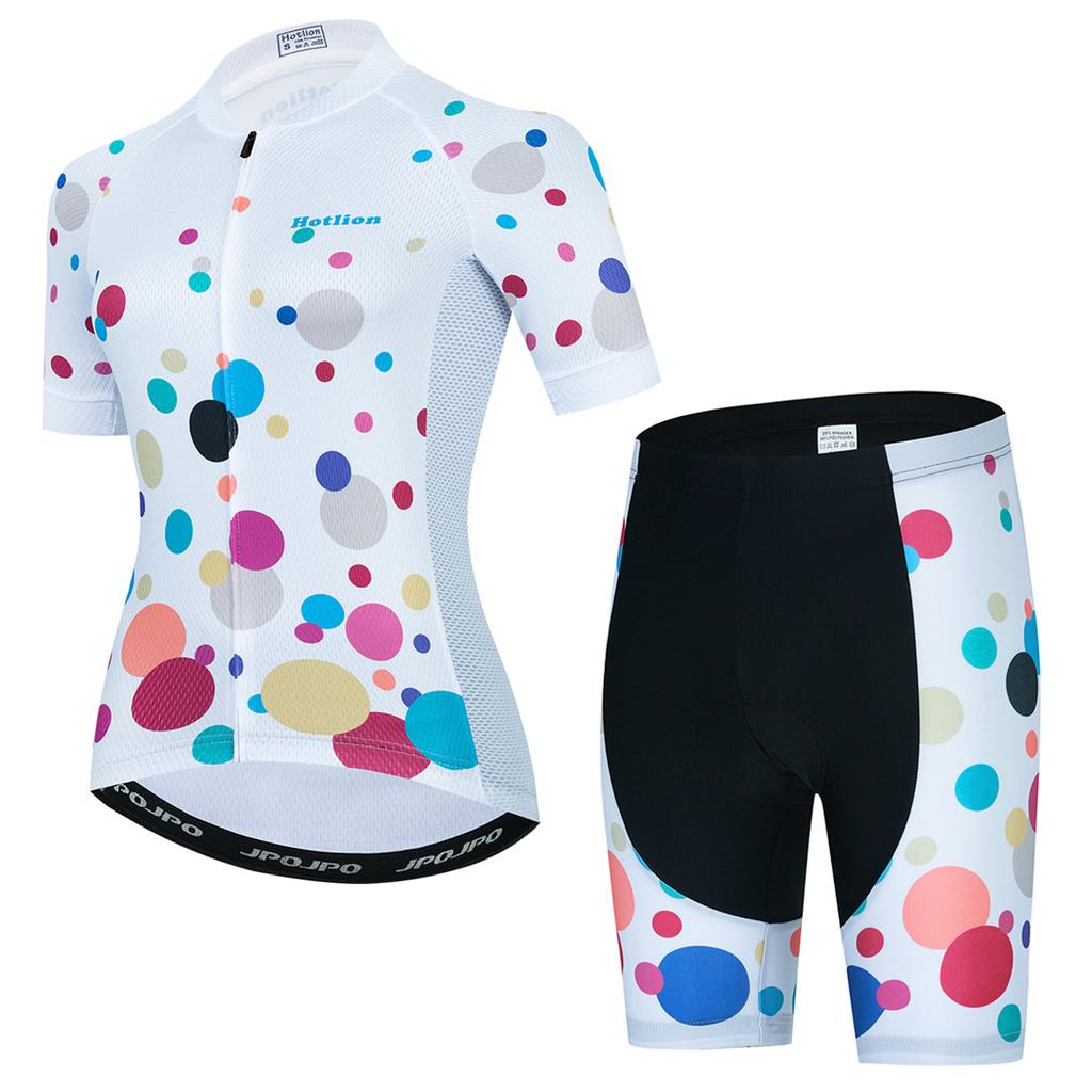 2025 Women's Cycling Jersey Set Summer Anti-Sweat Bicycle Clothing Kit Breathable Mountain Ladies Bike Clothes Cycling Suit