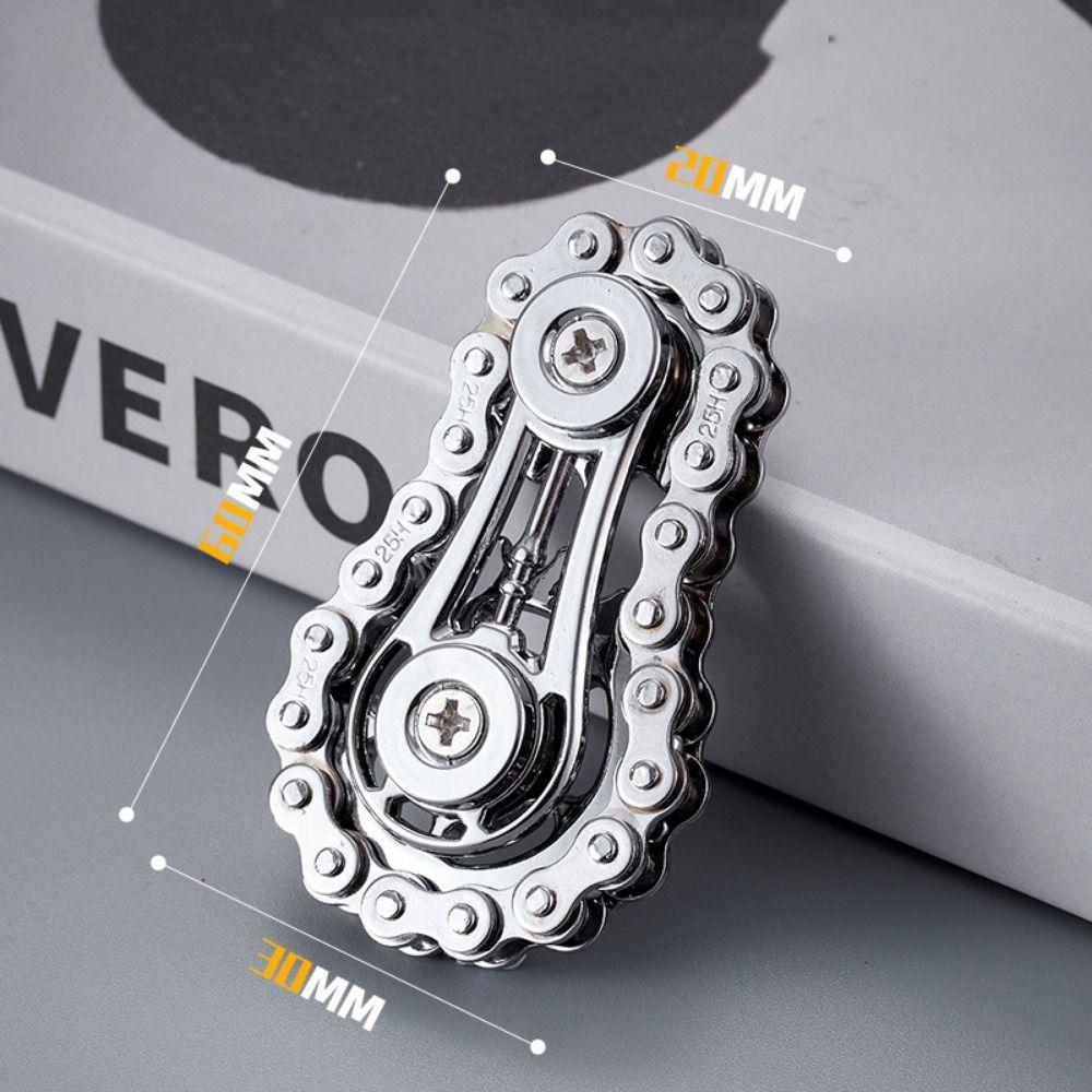 Gyroscope Hand Spinner Chain Gear Chains Gear Wheel Gear Chain Gyroscope  Classic Toys
