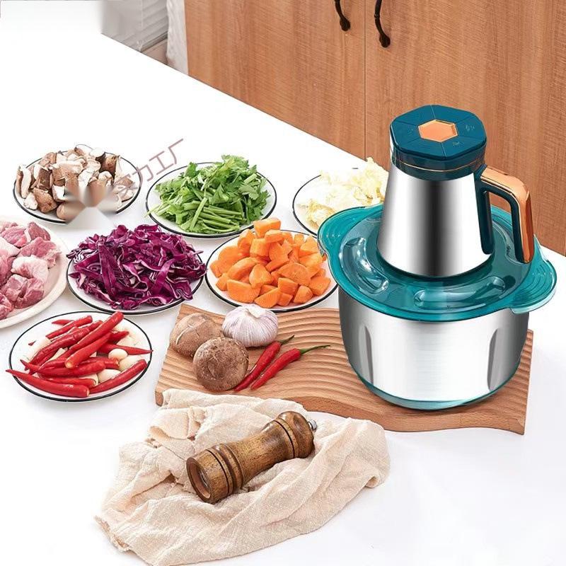 Stainless Steel Multi-Functional Electric Meat Grinder & Food Processor