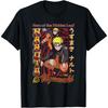 Naruto Shippuden Red and Gold Retro Naruto Anime T-Shirt(1)