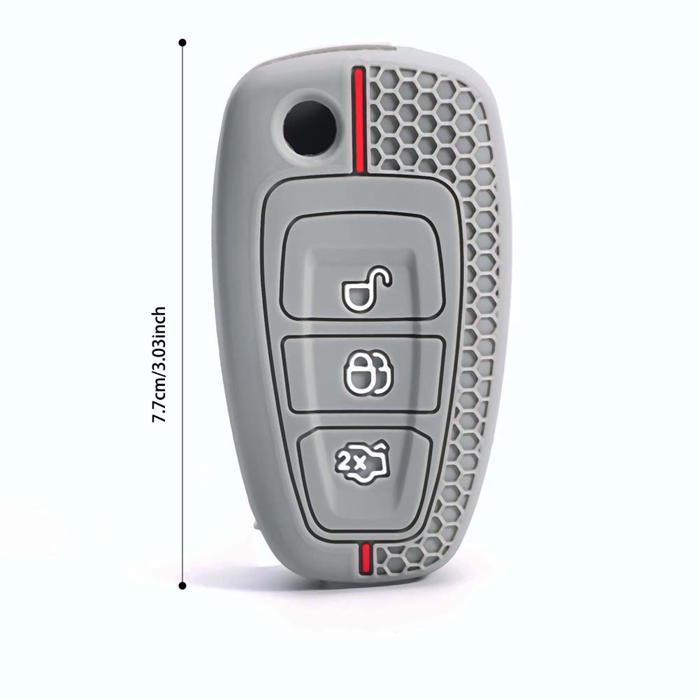 Silicone Car Key Cover Case Fit for Ford Focus 3 4 Mondeo MK4 MK5 Fiesta Kuga Escape EcoSport Ranger C Max S Max Galaxy B Max