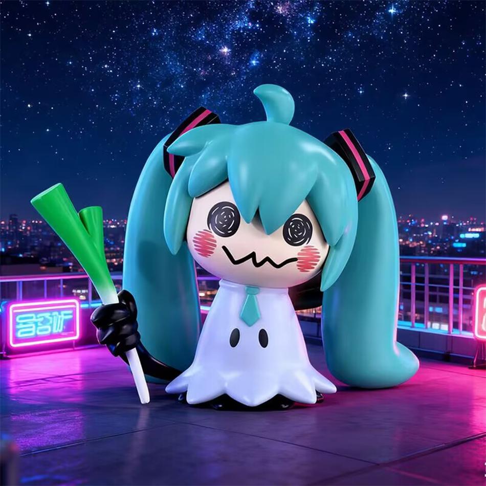 7cm Hatsune Miku Anime Figurine Kawaii Mimikyu Miku Figurine Gk Statue Model Doll Collection Room Desk Decoration Toys Gift