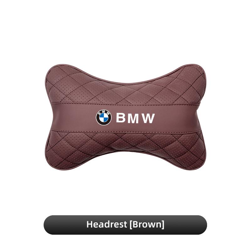 1xCar Seat Neck Pillow Headrest Lumbar Waist Support Cushion Keychain For BMW X1 X2 X3 X5 X4 X6 X7 iX3 F20 F10 F07 E70 E46 SU5