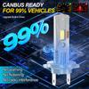 2PCS H1 H7 LED Headlight Bulbs H4 H11 HB3 HB4 9005 9006 H9 H8 Mini 80000LM 6000K CSP Car Headlamps 300W Automobile LED Lamp 12Vs