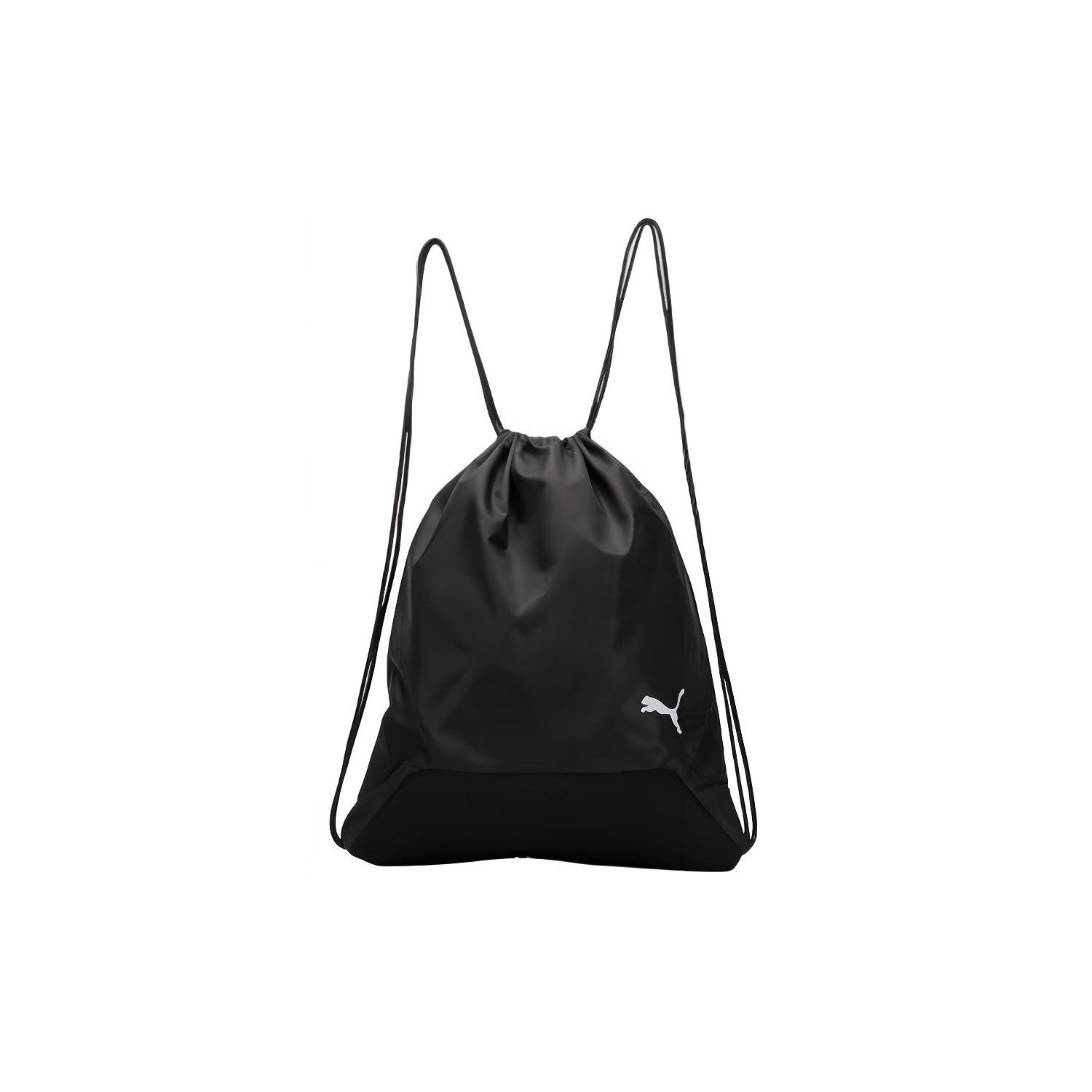 Puma Team Goal Soccer Series Logo Drawstring Closure Polyester Backpack Unisex Backpack Black 090240-01 Black