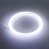 2 Stück COB-Angel-Eye-LED-Weißlicht-Autoscheinwerfer Motorrad-Kreisringlampe 12-24V Styling-Licht Dekorative Lichter