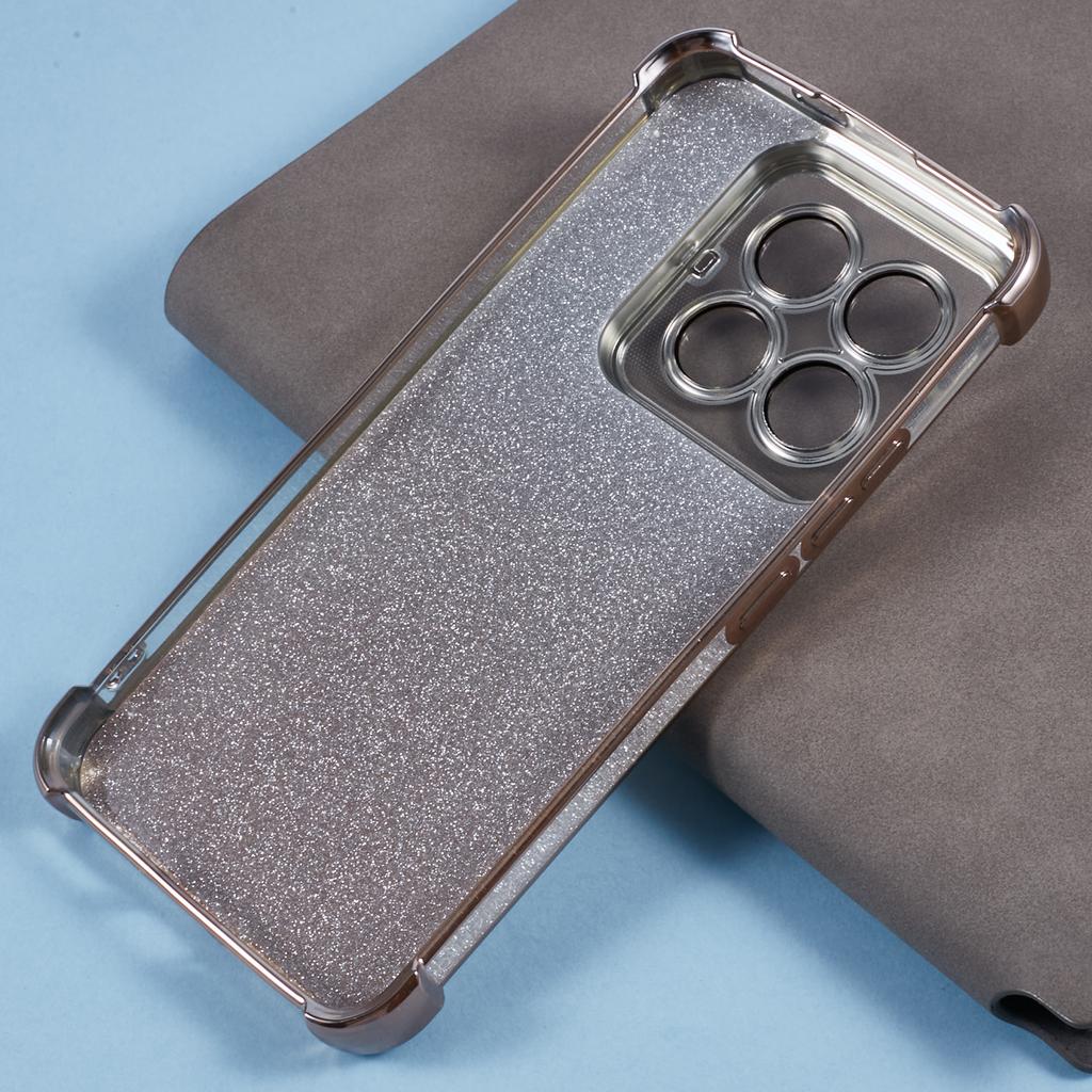 For Xiaomi 14 Pro Case Glitter TPU Phone Cover Reinforced Corners