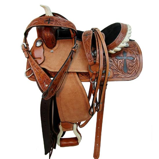Premium Western Leather Barrel Racing Horse