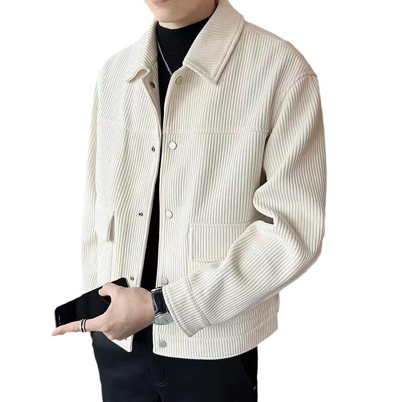 Herren Trendige Cord Workwear Jacke 2023 - Schöner High-End Reversstil für Frühling & Herbst