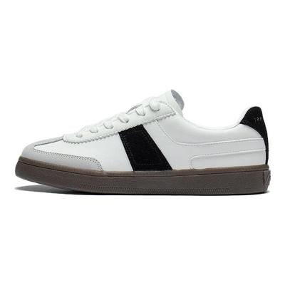 Li Ning Yun Chuan 1.5 Rutschfeste Verschleißfeste Low-Top Sport-Freizeitschuhe Damen Sneaker Weiß Grau AGCT344-2